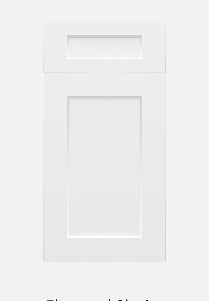 WoodConcept Element Glacier cabinet door in Glacier