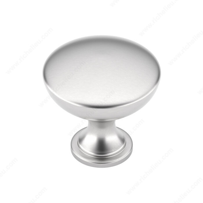 Richelieu Modern Metal Knob 9041 in Brushed Nickel — product photo