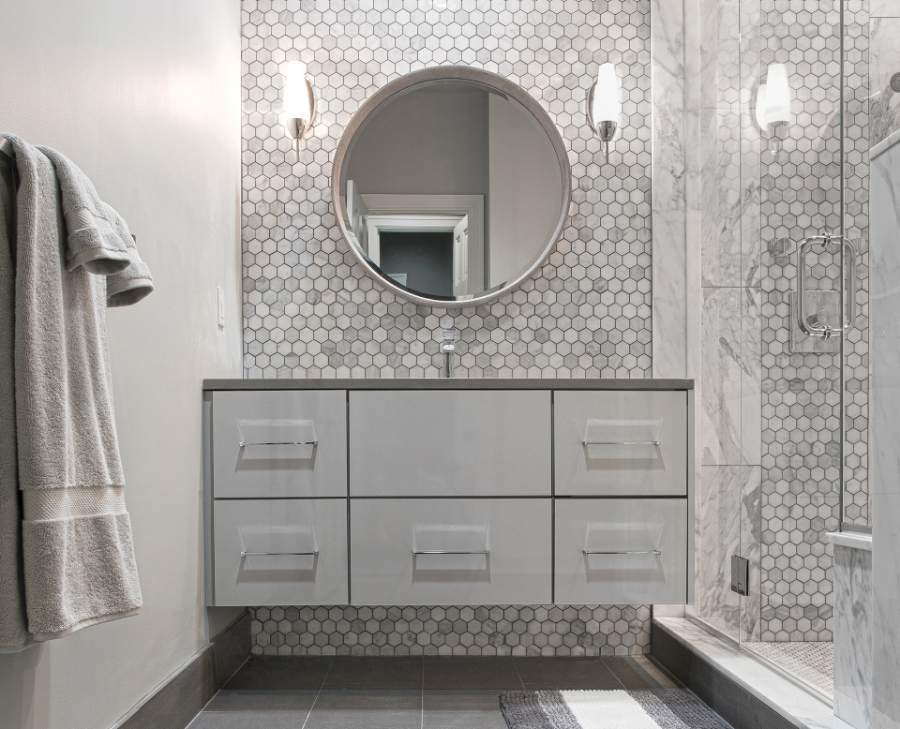 Fashion Grey gloss HPL, Metropolitan door — Eclipse photo