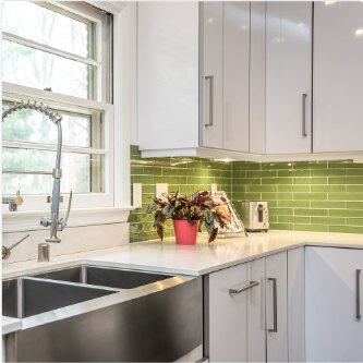 High-Pressure Laminate (HPL) cabinet door