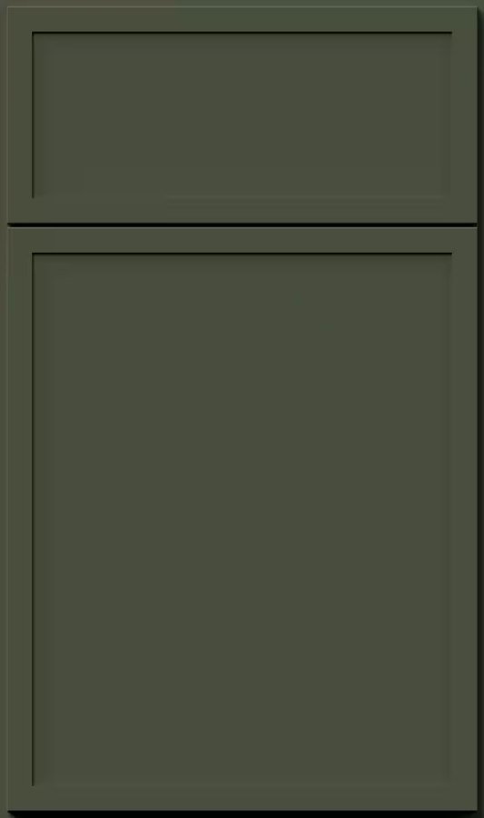 Fabuwood Luna door in Hunter Green