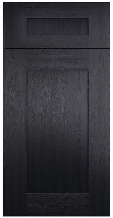 Blaze Black Shaker — Forevermark Cabinetry cabinet door