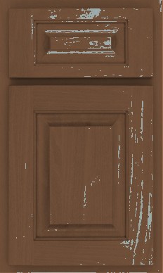 Shiloh Square Raised door in Walnut
