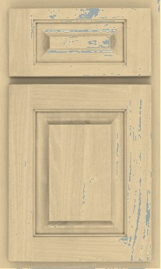 Shiloh Square Raised door in White Oak