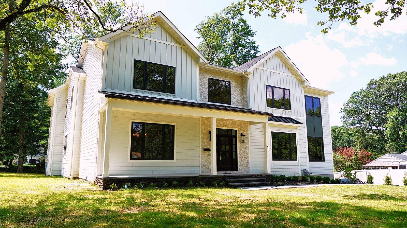 The modern farmhouse the kitchen was built for