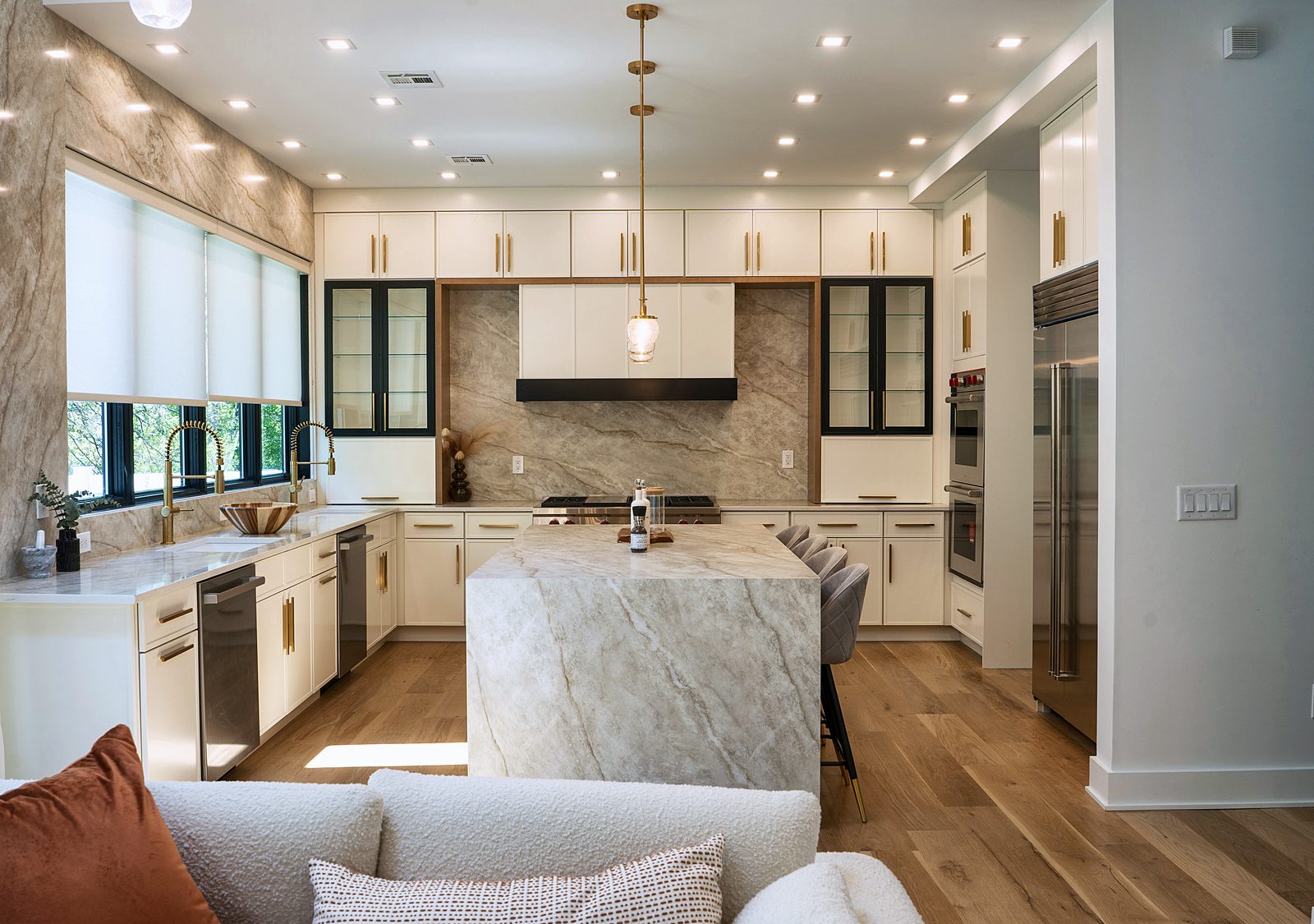 Kitchen from the family room
