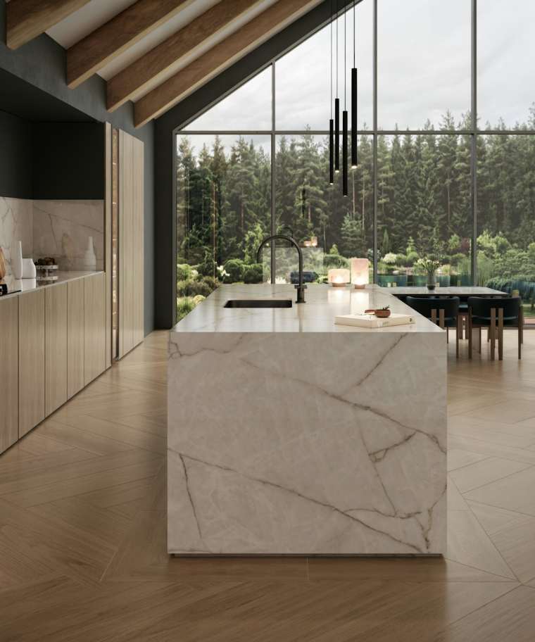 Dekton Borealis installed