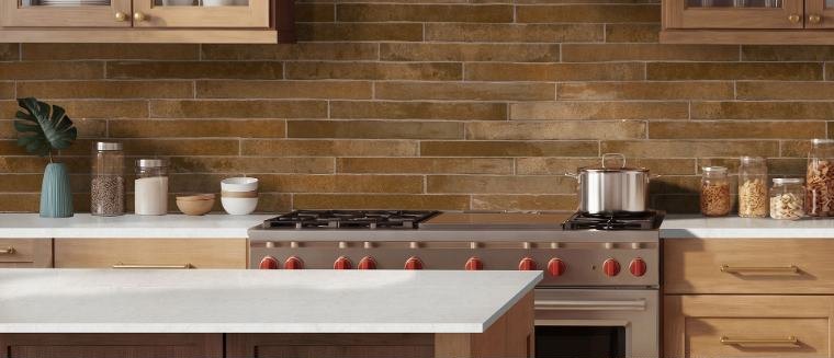 MSI Calacatta Miraggio Cove installed