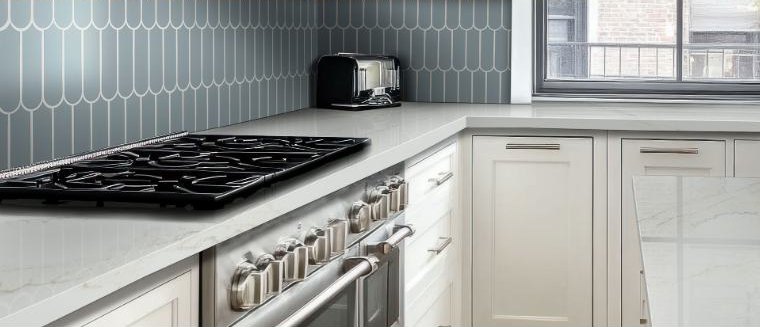 MSI Calacatta Safyra installed