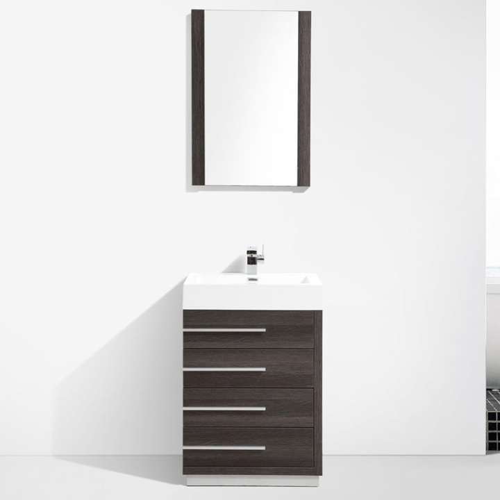 Blossom Barcelona vanity, 24 inch, in Dark Oak