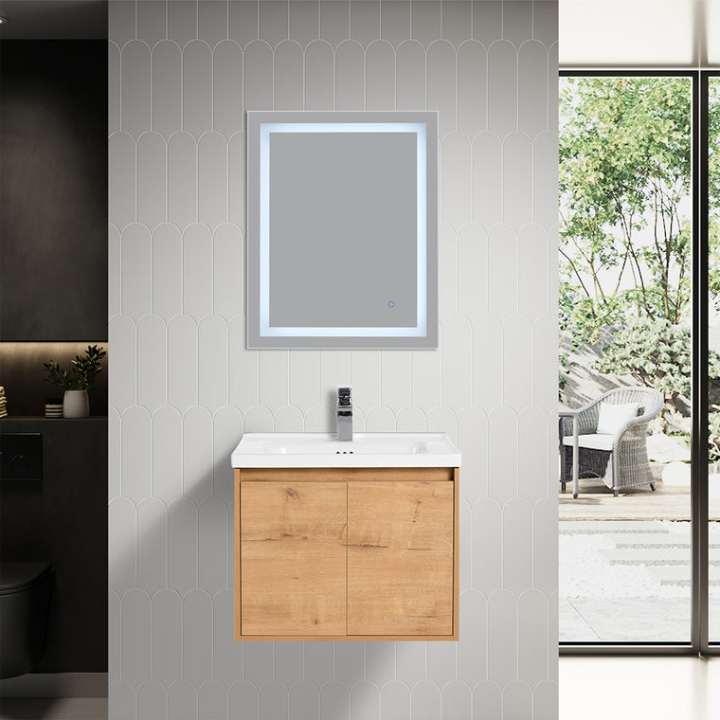 Blossom Bern vanity in Classic Oak, 24 inch
