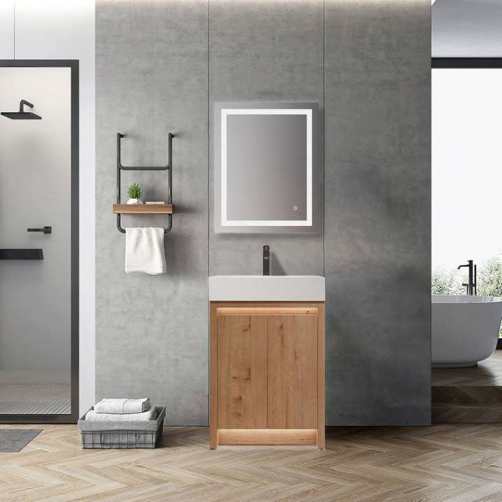 Blossom Capri vanity in Classic Oak, 24 inch