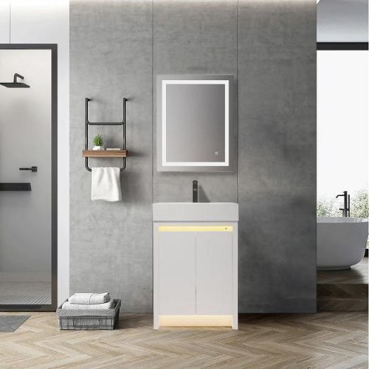 Blossom Capri vanity in Glossy White