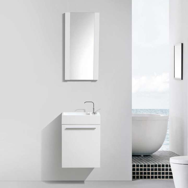 Blossom Colmar vanity, 18 inch, in Glossy White