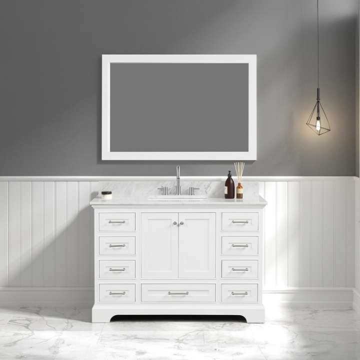 Blossom Copenhagen vanity, 48 inch, in Matte White