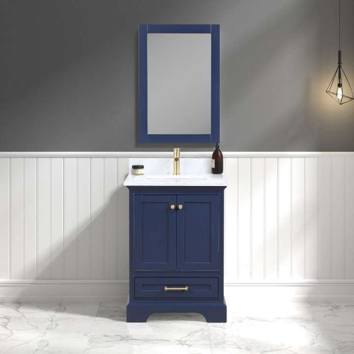 Blossom Copenhagen vanity in Navy Blue, 24 inch