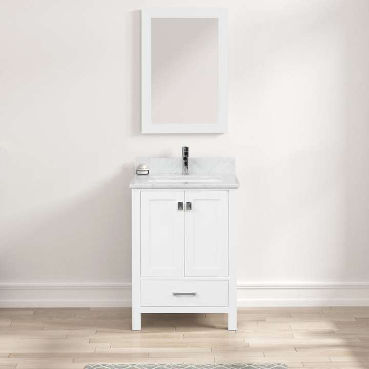 Blossom Geneva vanity, 24 inch, in Matte White
