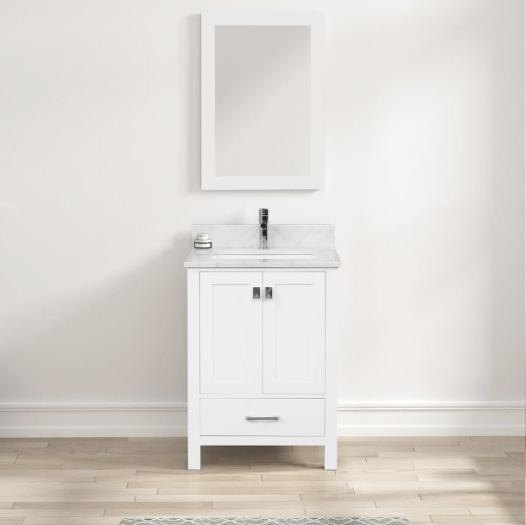 Blossom Geneva vanity in Matte White