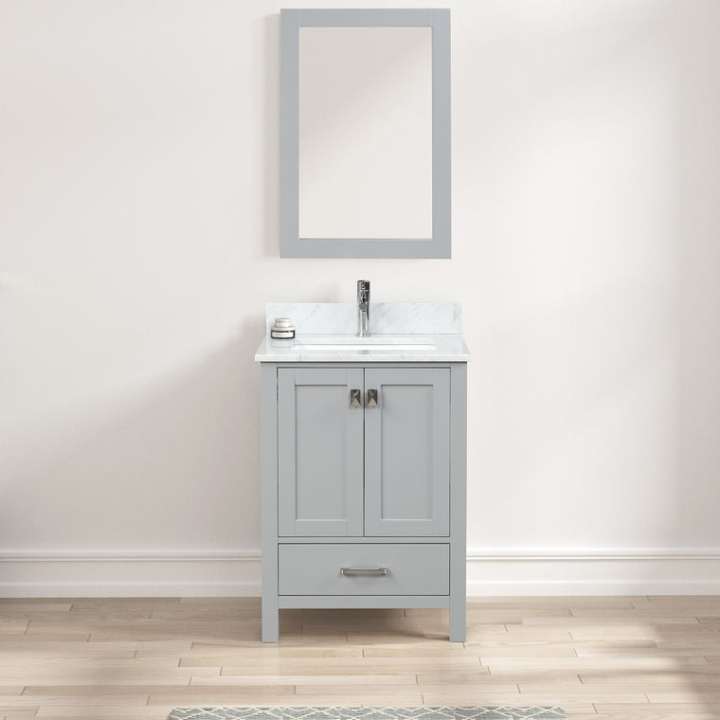 Blossom Geneva vanity in Metal Grey, 24 inch