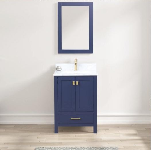 Blossom Geneva vanity in Navy Blue