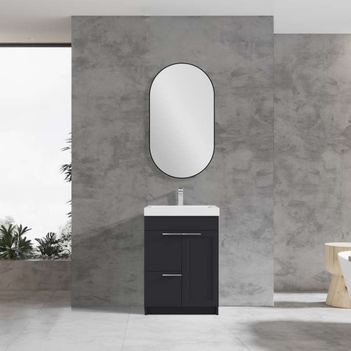 Blossom Hanover vanity in Charcoal, 24 inch