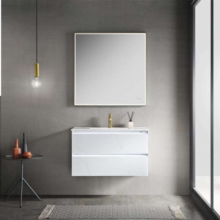 Blossom Jena vanity, 36 inch, in Calacatta White