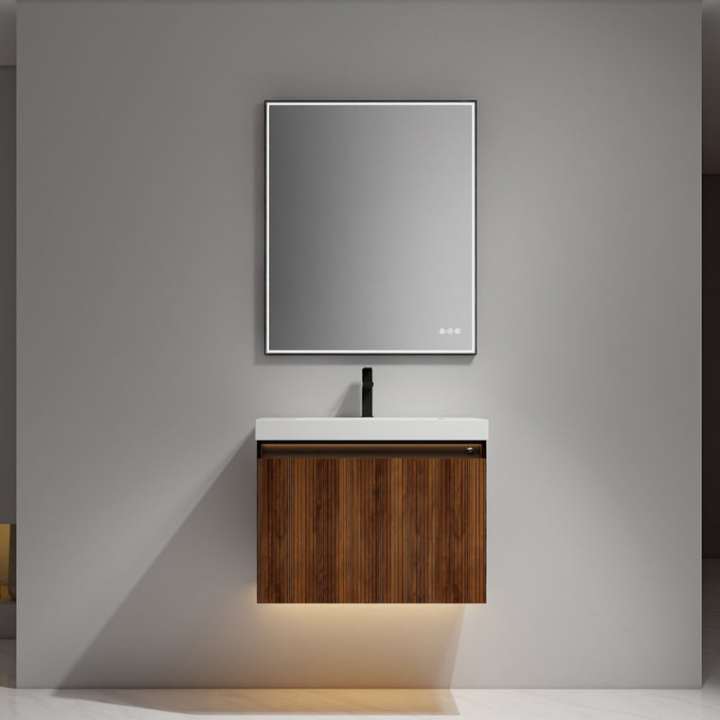 Blossom Lille vanity, 30 inch, in Brown Walnut Strip