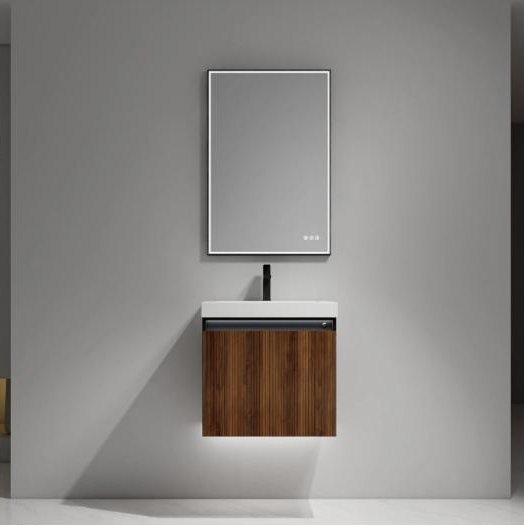 Blossom Lille vanity in Brown Walnut Strip