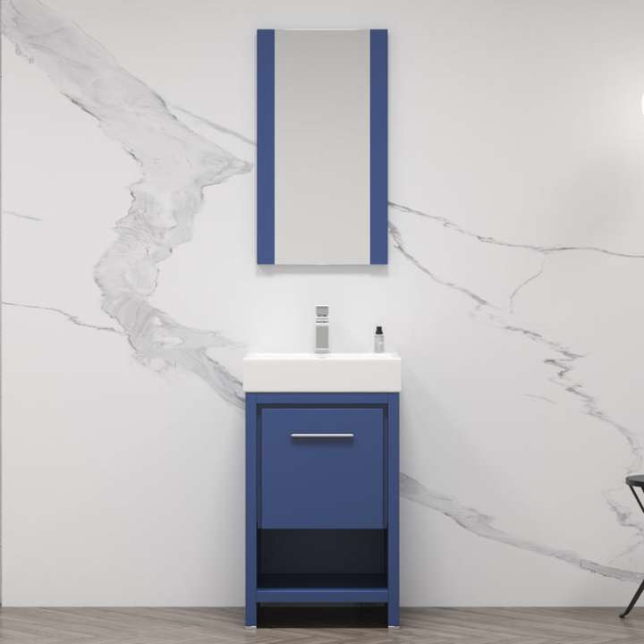 Blossom Milan vanity in Navy Blue, 20 inch