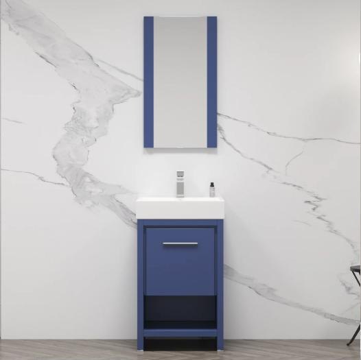 Blossom Milan vanity in Navy Blue