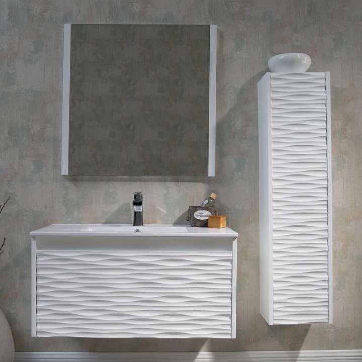 Blossom Paris vanity, 36 inch, in Glossy White