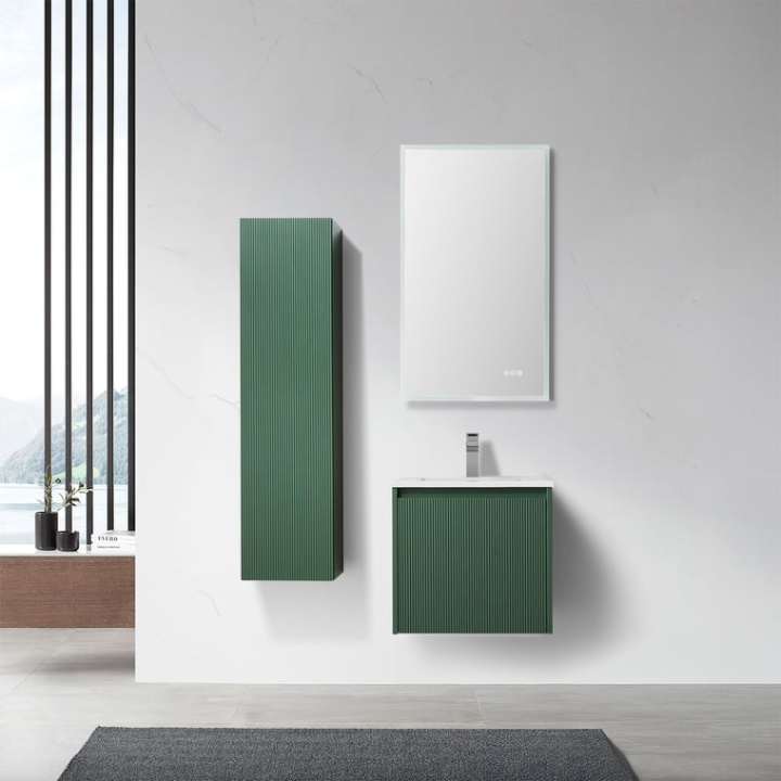 Blossom Positano vanity in Aventurine Green, 20 inch