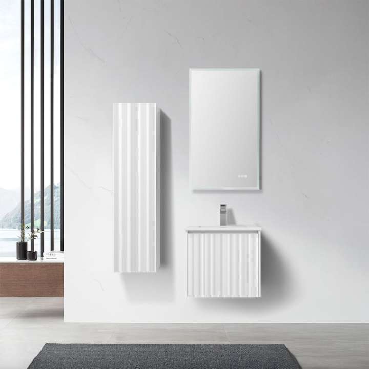 Blossom Positano vanity, 20 inch, in Matte White