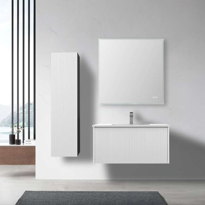 Blossom Positano vanity, 36 inch, in Matte White