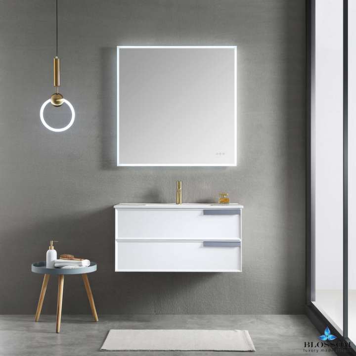 Blossom Sofia vanity in Matte White, 36 inch