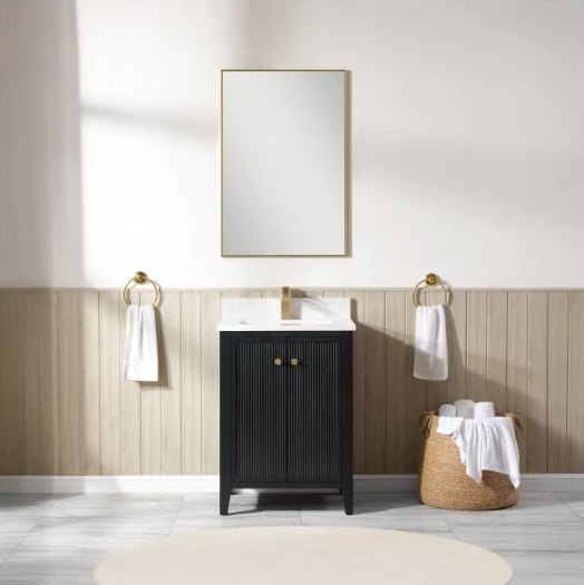 Blossom Torino vanity in Black Oak