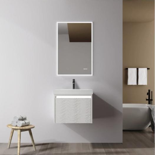 Blossom Voyage vanity in Glossy White