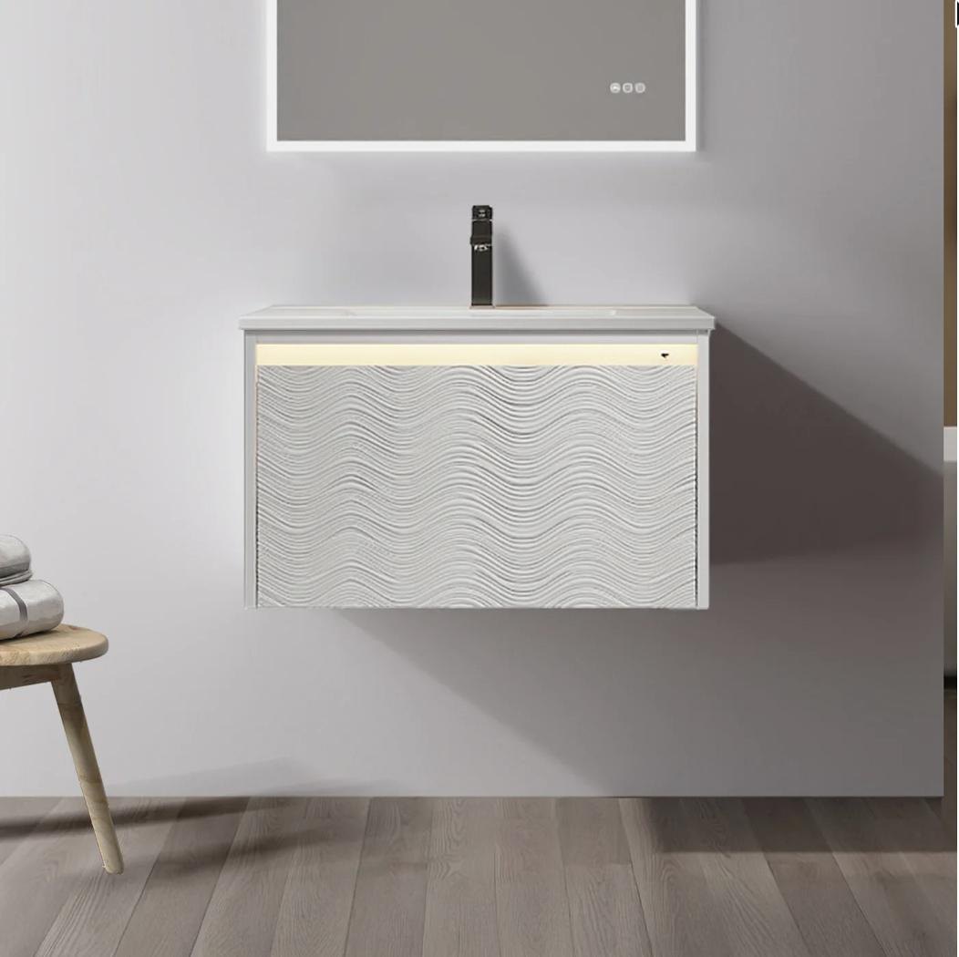 Blossom Voyage vanity in a bathroom